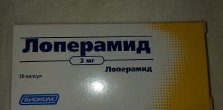 İshal için loperamid tabletlerin kullanım talimatları Loperamid ağrı kesici