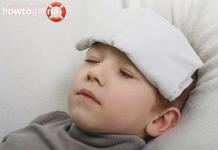 Как бързо да намалите телесната температура при дете у дома