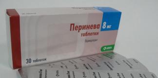 Pri kakšnem tlaku je treba jemati tablete Perinev v skladu z navodili za uporabo?